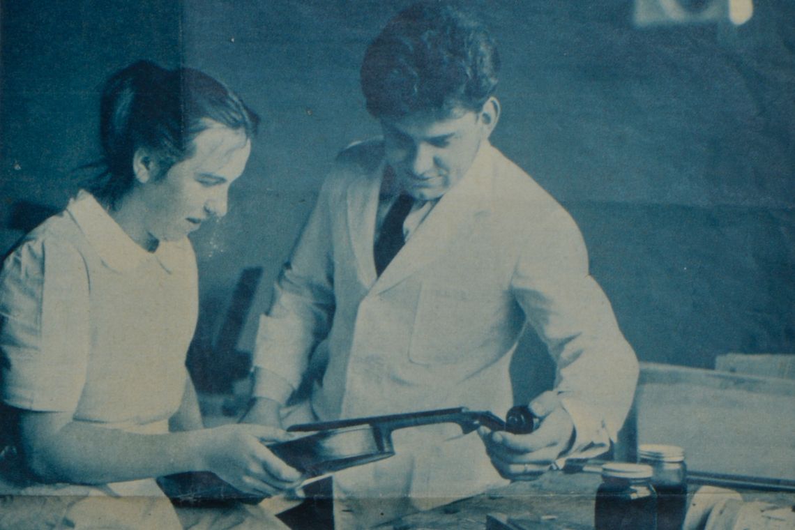 Geigenbauerin heiratet Geigenbauer Brigitte Ueberwasser Rolf Wilhelm Heirat